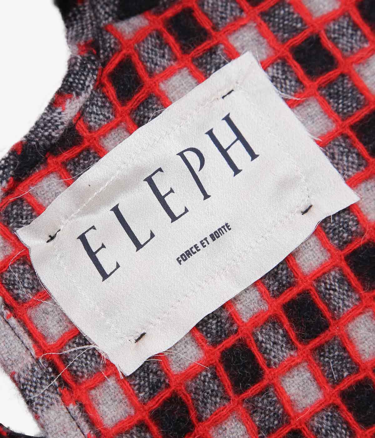 ELEPH ''STRIK VEST'' (BURGUNDY CHECK)