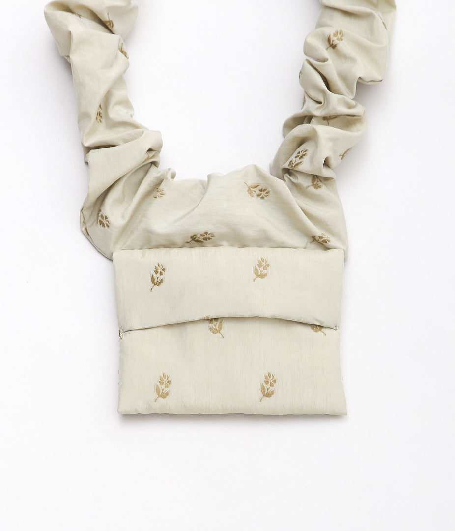 ELEPH ''TINY RUFFLE BAG'' (GOLD)