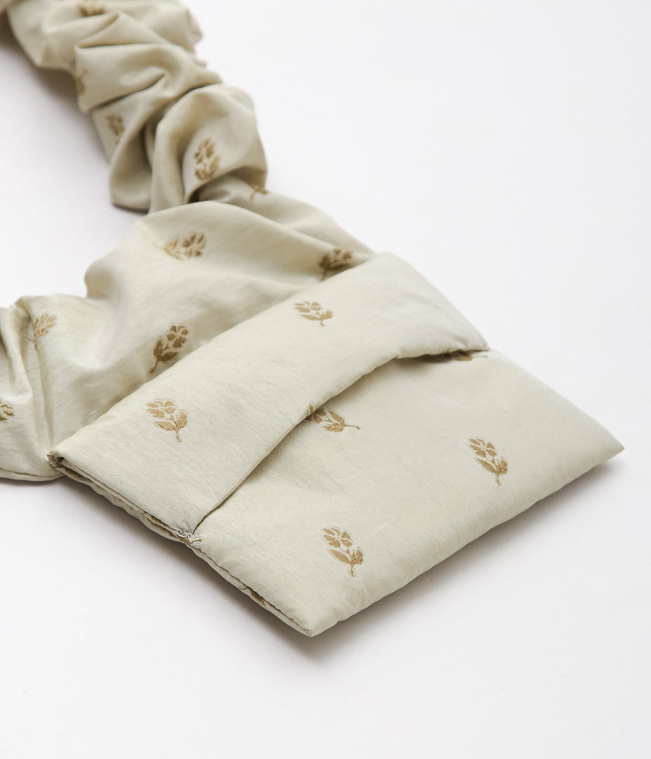 ELEPH ''TINY RUFFLE BAG'' (GOLD)