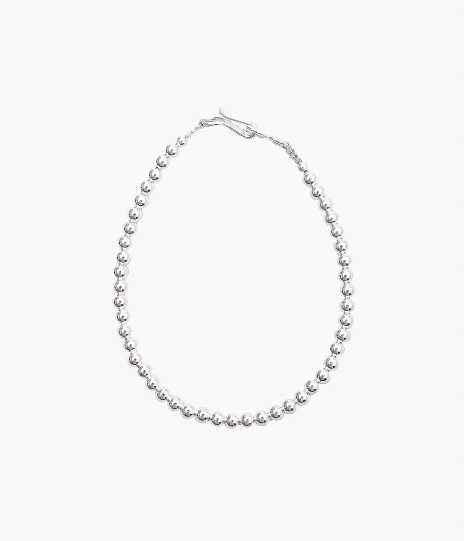 ERICKA NICOLAS BEGAY ''NAVAJO PEARL 4MM 21CM'' (SILVER)