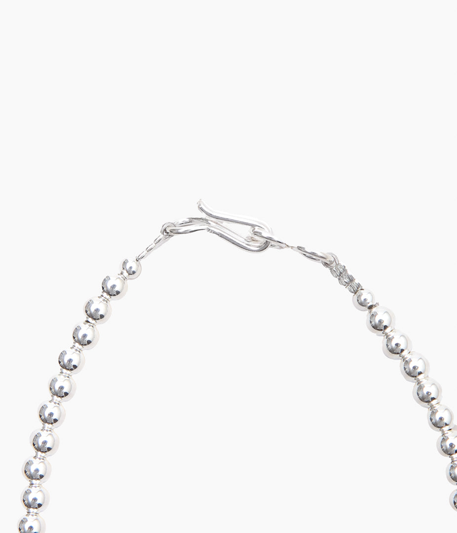 ERICKA NICOLAS BEGAY ''NAVAJO PEARL 4MM 21CM'' (SILVER)