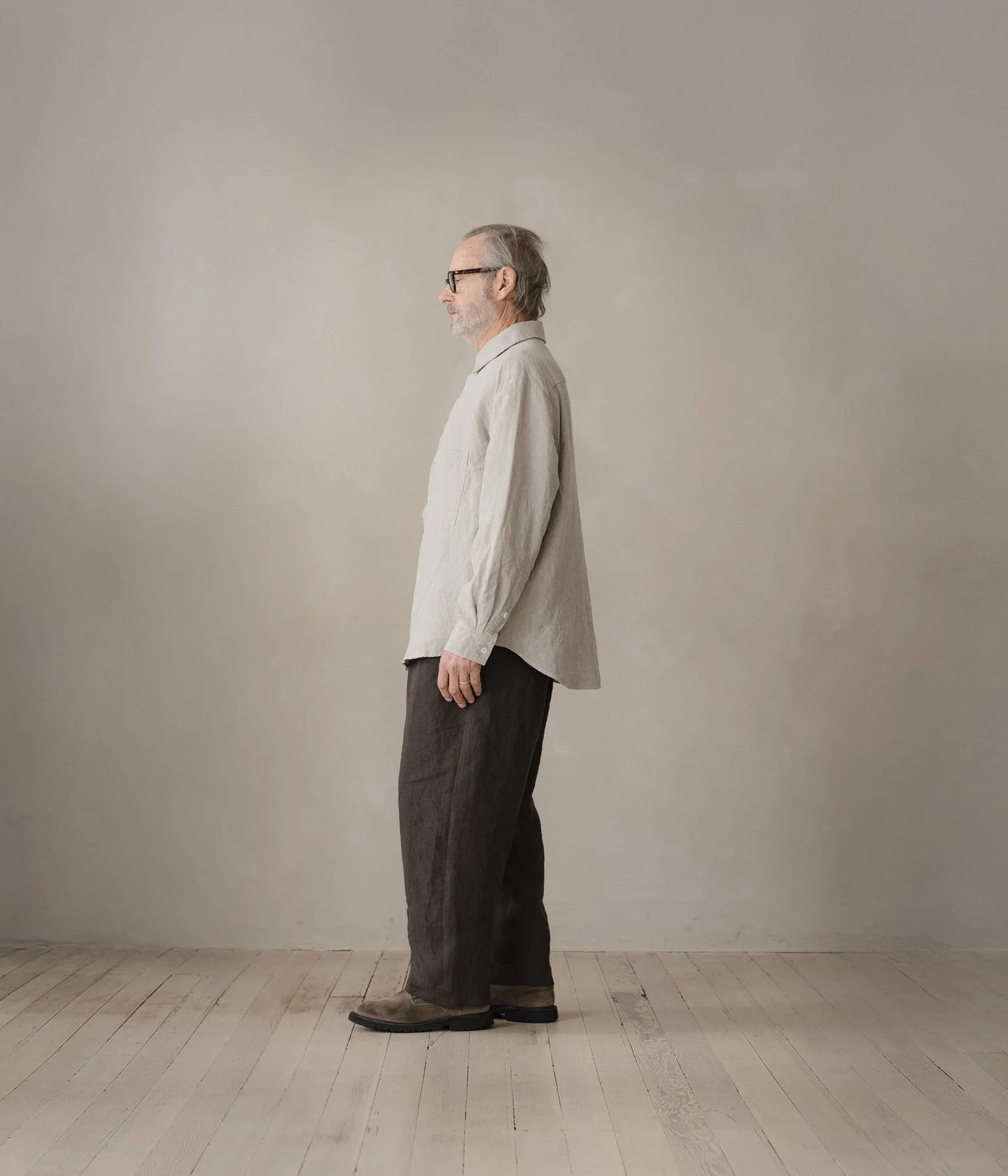 EVAN KINORI ''BIG SHIRT TWO'' (NATURAL)