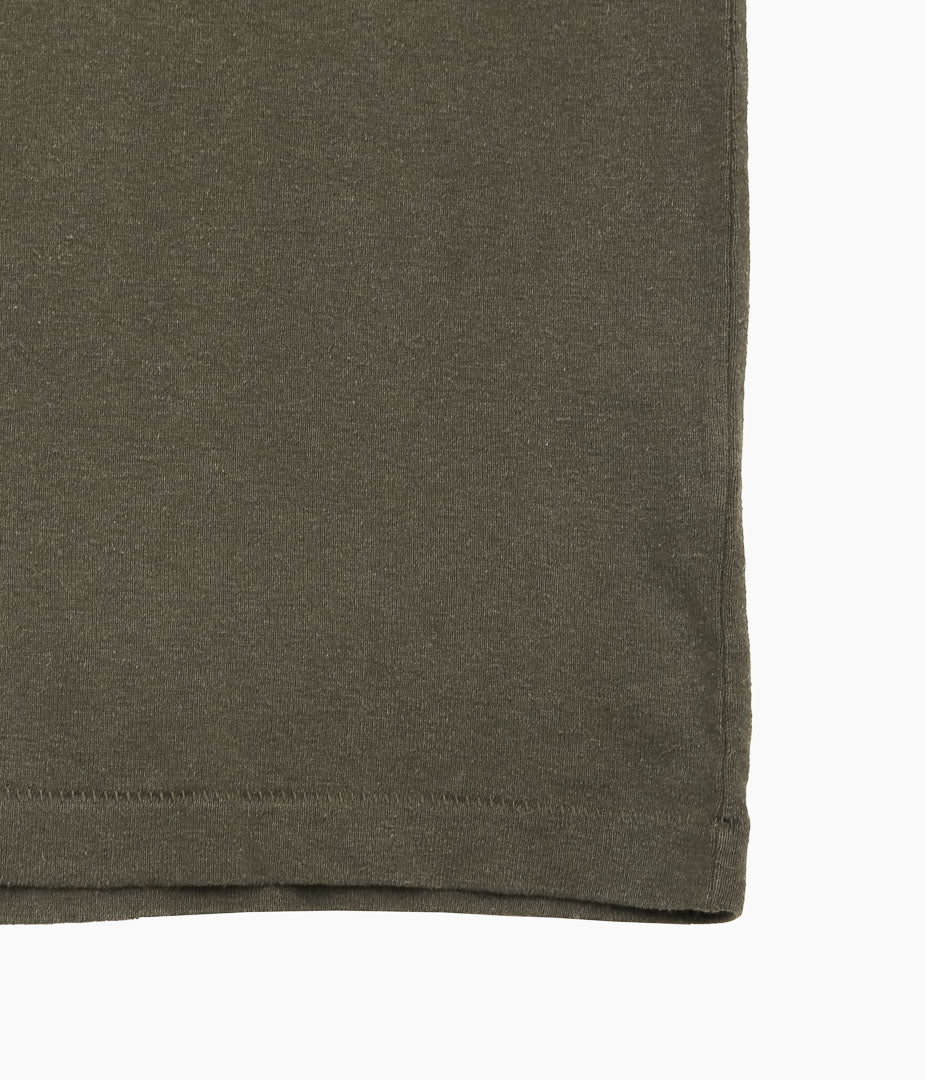 EVAN KINORI ``POCKET TEE'' (DARK OLIVE)