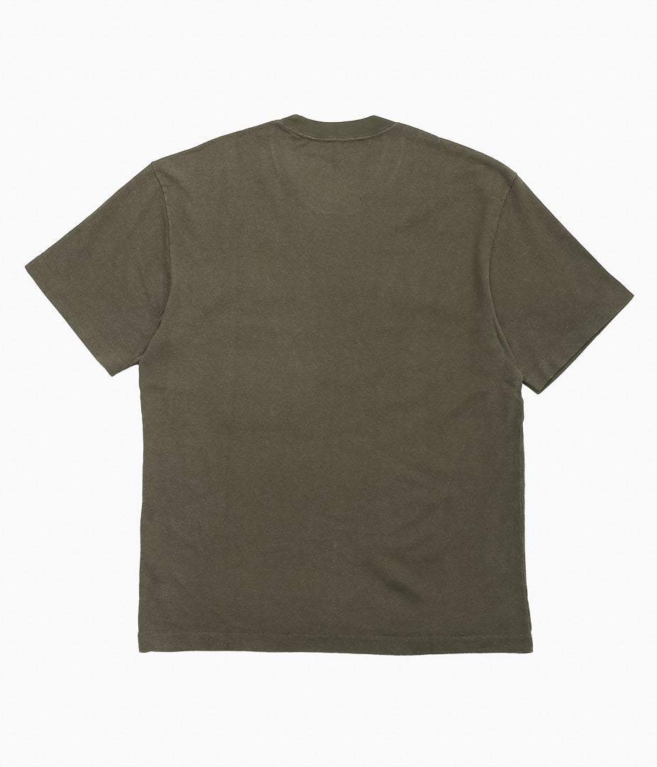 EVAN KINORI ``POCKET TEE'' (DARK OLIVE)