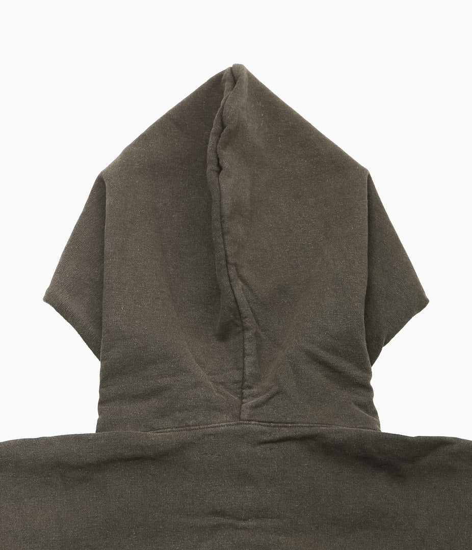 EVAN KINORI ''ZIP HOODED SWATSHIRT'' (EARTH)