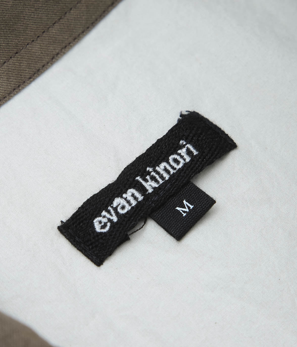 EVAN KINORI "FIELD SHIRT TWO | NATURAL DYE TWILL" (BROWN | PERSIMMON/IRON DYE)