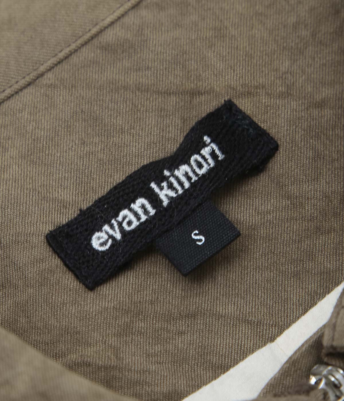 EVAN KINORI "ZIP JACKET TWO|NATURAL DYE TWILL" (BROWN|감물/철물 염색)