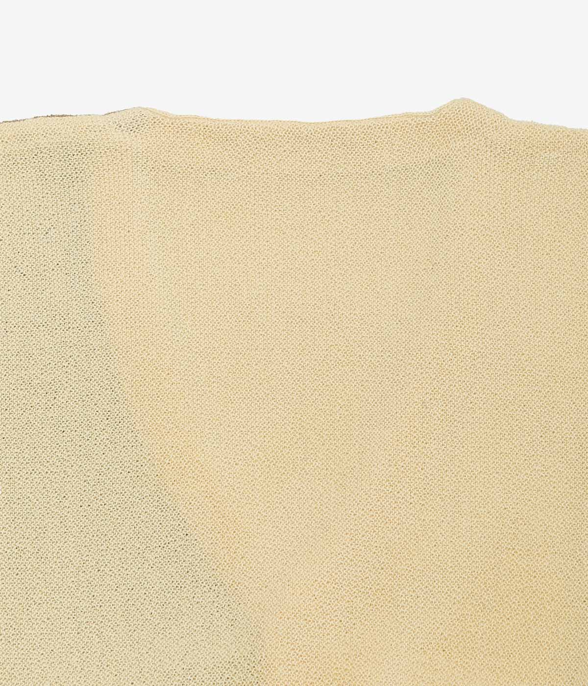 FANNI LEMMERMAYER ''5COL PANEL BELL SLEEVE CARDIGAN'' (BROWN MULTI)