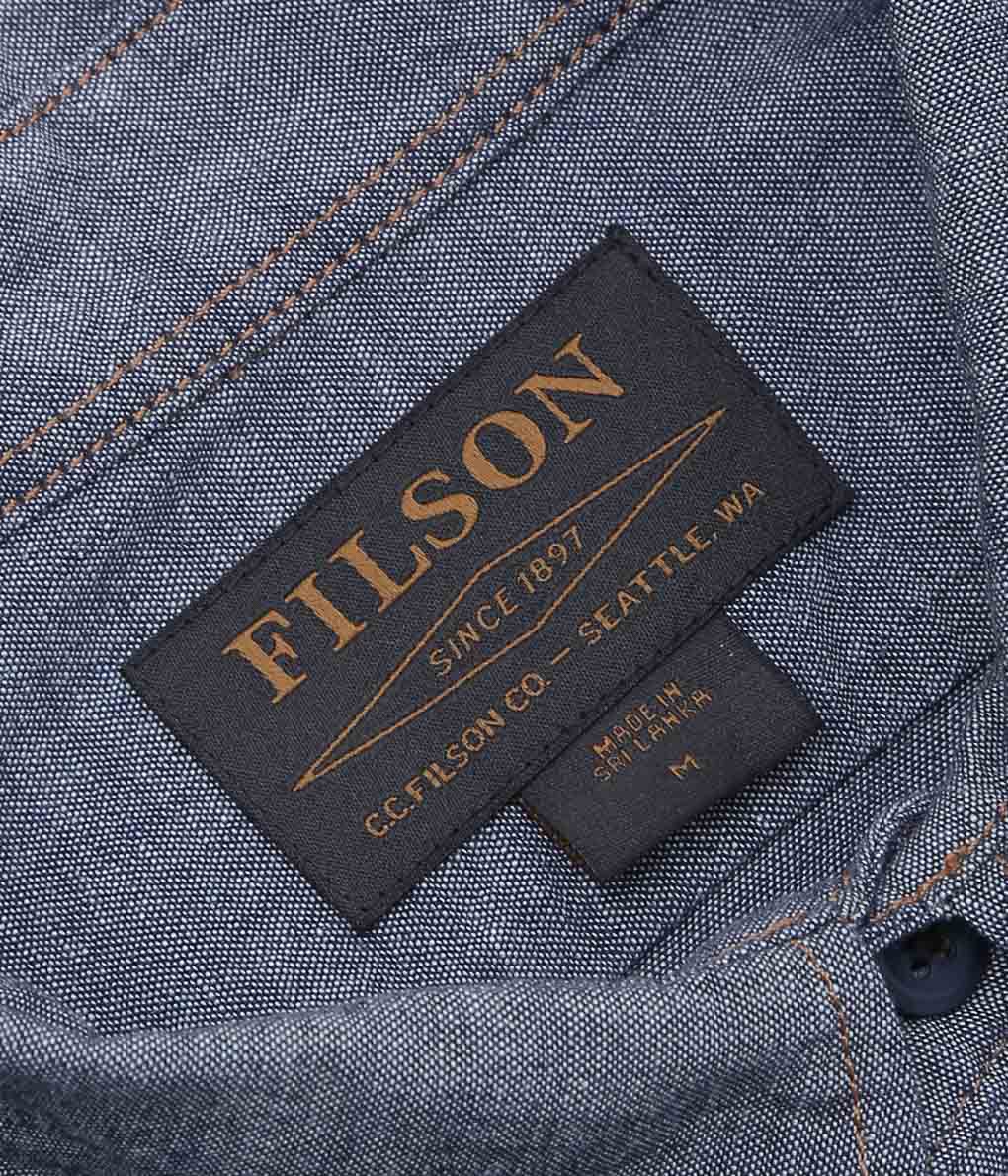 【SAMPLE SALE】FILSON ''CHAMBRAY CPO SHIRT''(BLUE)