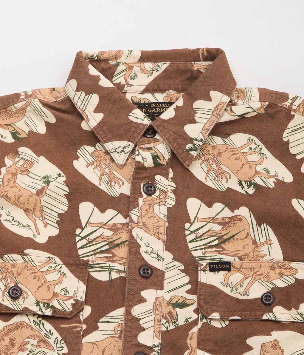 【SAMPLE SALE】FILSON ''FIELD FLANNEL SHIRT''(BROWN)