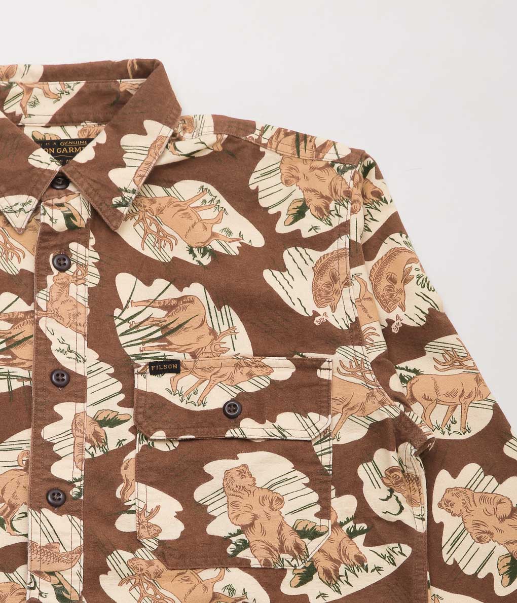 【SAMPLE SALE】FILSON ''FIELD FLANNEL SHIRT''(BROWN)