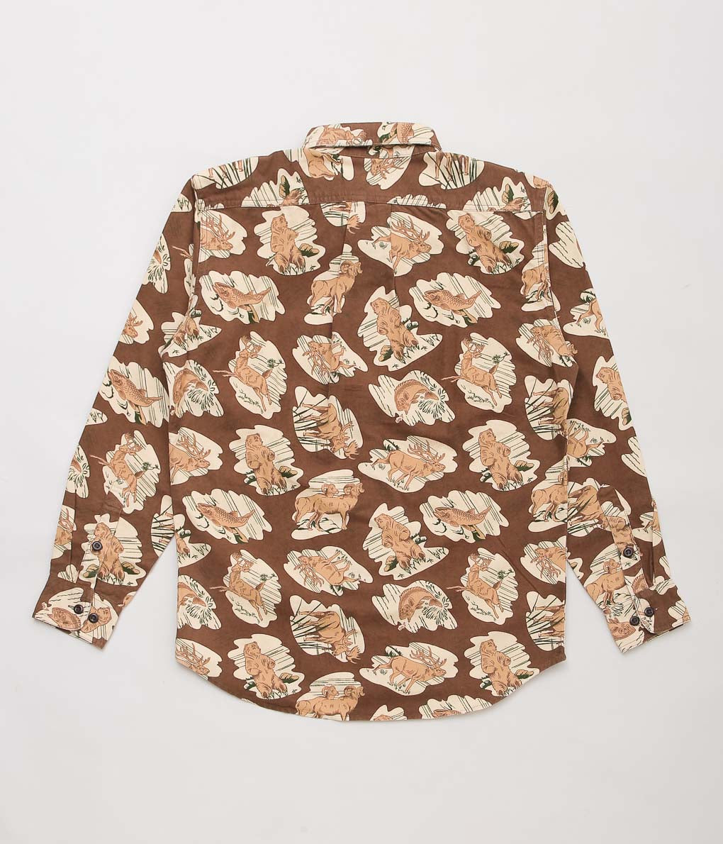 【SAMPLE SALE】FILSON ''FIELD FLANNEL SHIRT''(BROWN)
