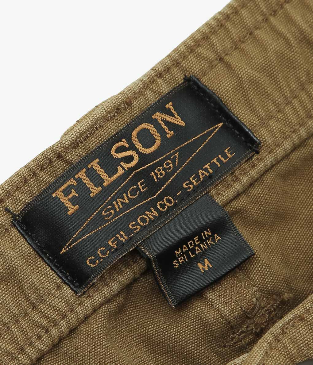 【SAMPLE SALE】FILSON ''OAKVILLE CANVAS SHORTS''(BROWN)