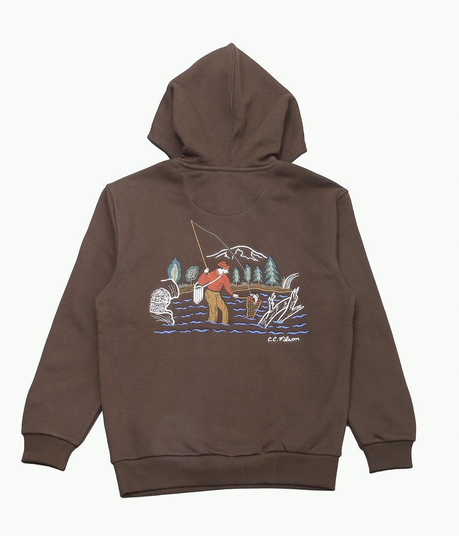FILSON ''PROSPECTOR EMBROIDERED'' (DK BROWN)