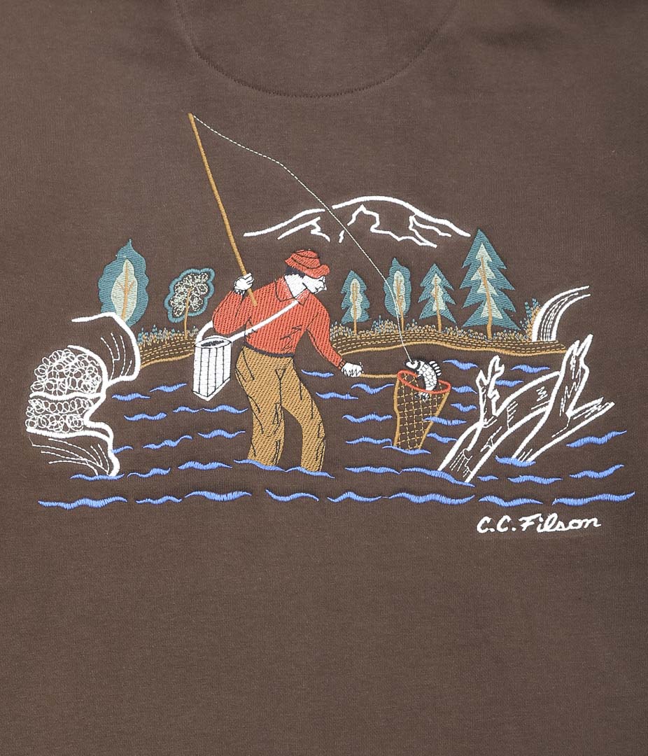 FILSON ''PROSPECTOR EMBROIDERED'' (DK BROWN)
