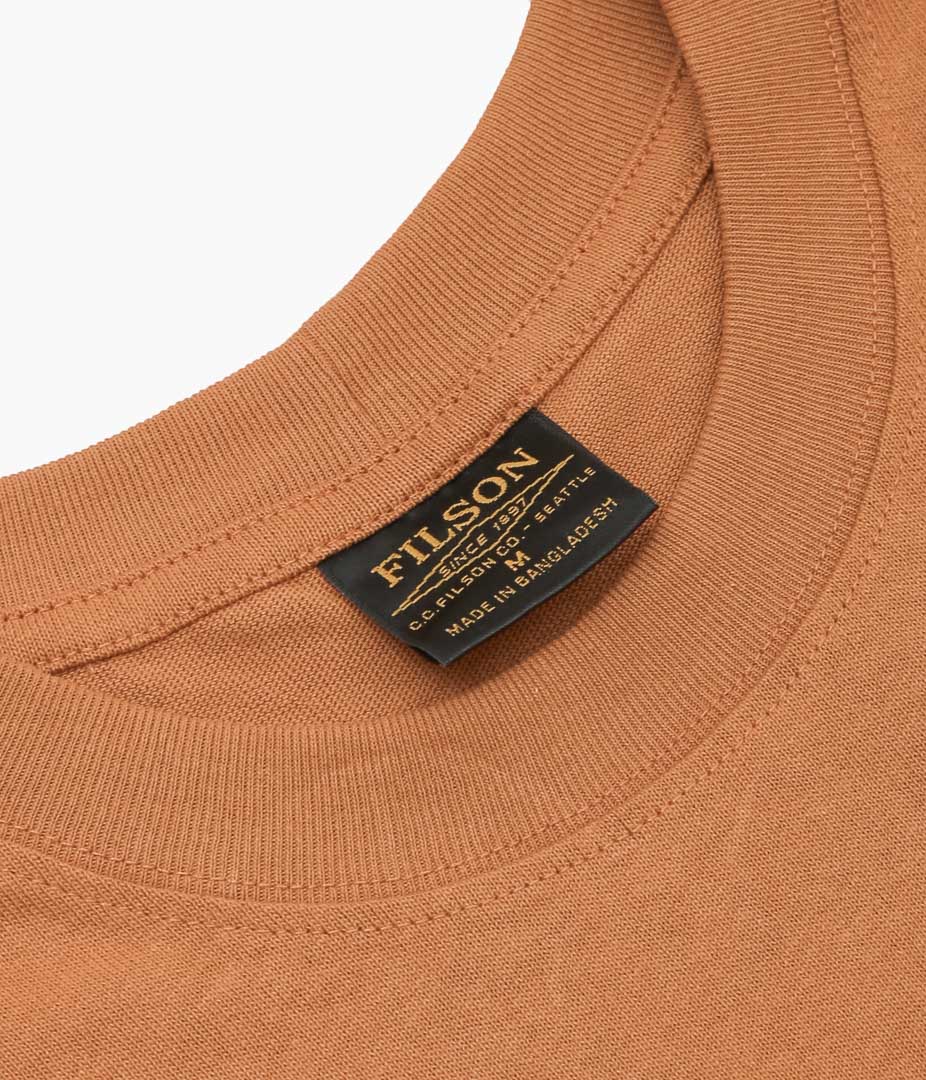 FILSON ''S/S FRONTIER GRAPHIC T'' (DK ORANGE)