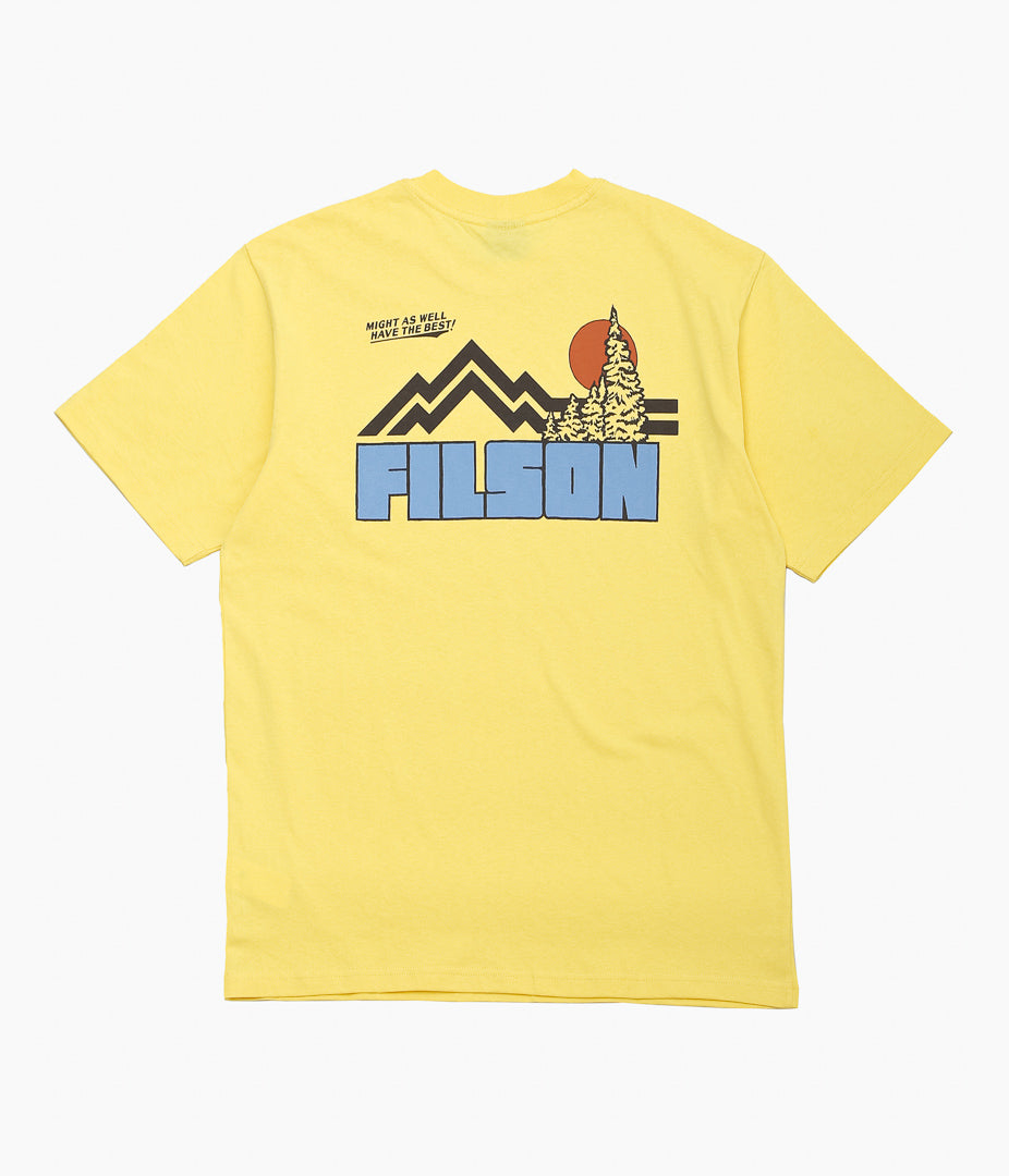 FILSON ''S/S FRONTIER GRAPHIC T'' (YELLOW)