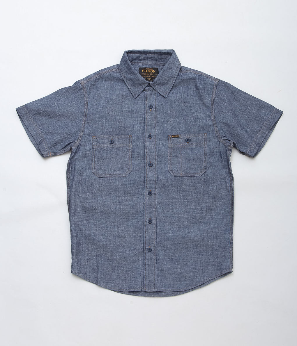 【SAMPLE SALE】FILSON''SHORT SLEEVE CHAMBRAY S'' (BLUE)