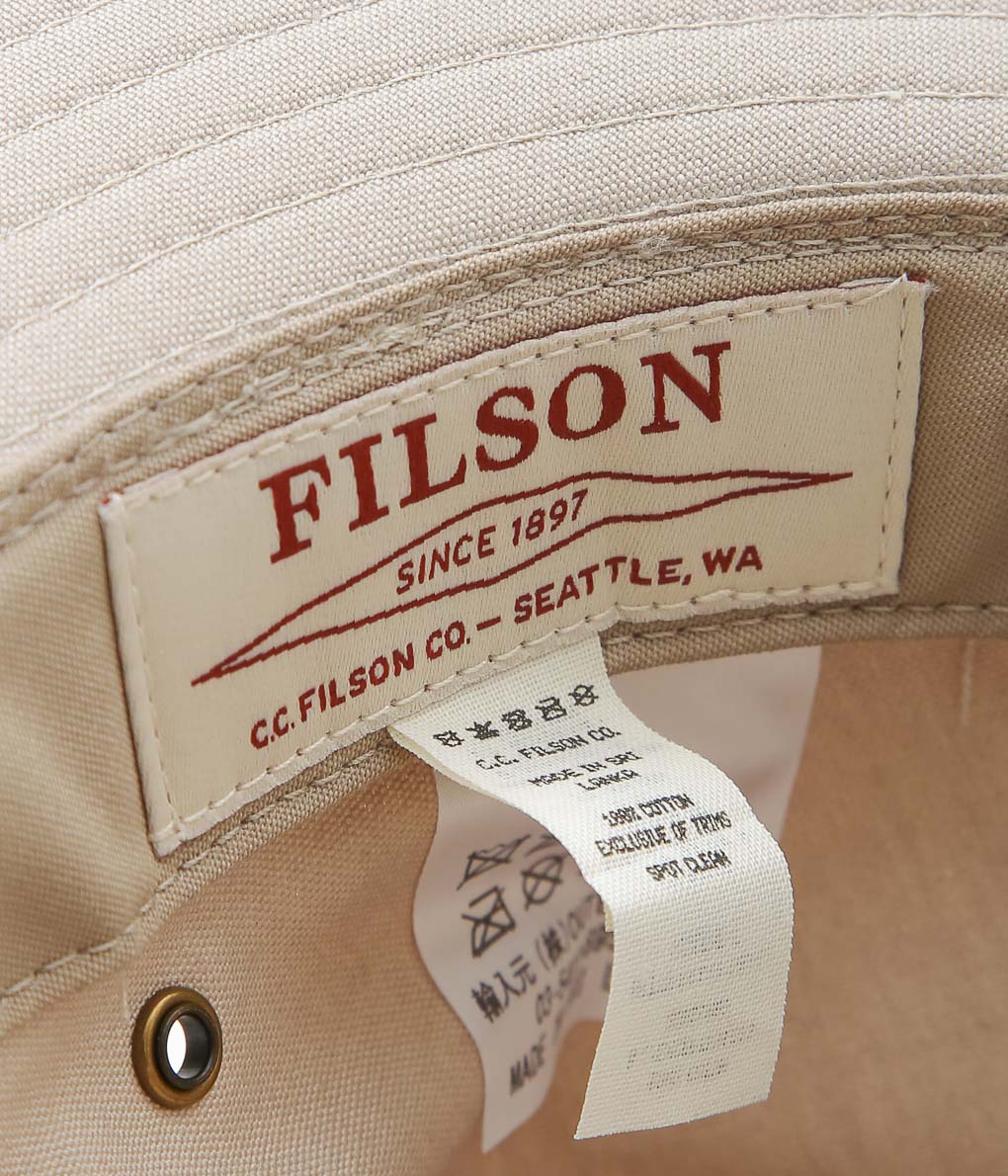 【SAMPLE SALE】FILSON ''SUMMER PACKER HAT'' (BEIGE)