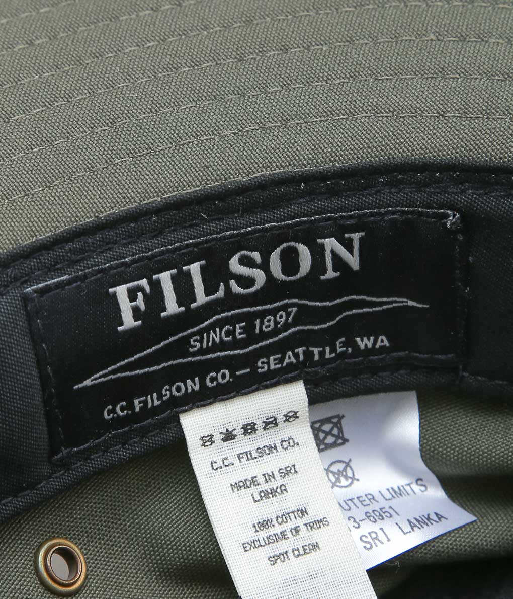 【SAMPLE SALE】FILSON ''SUMMER PACKER HAT'' (GREEN)