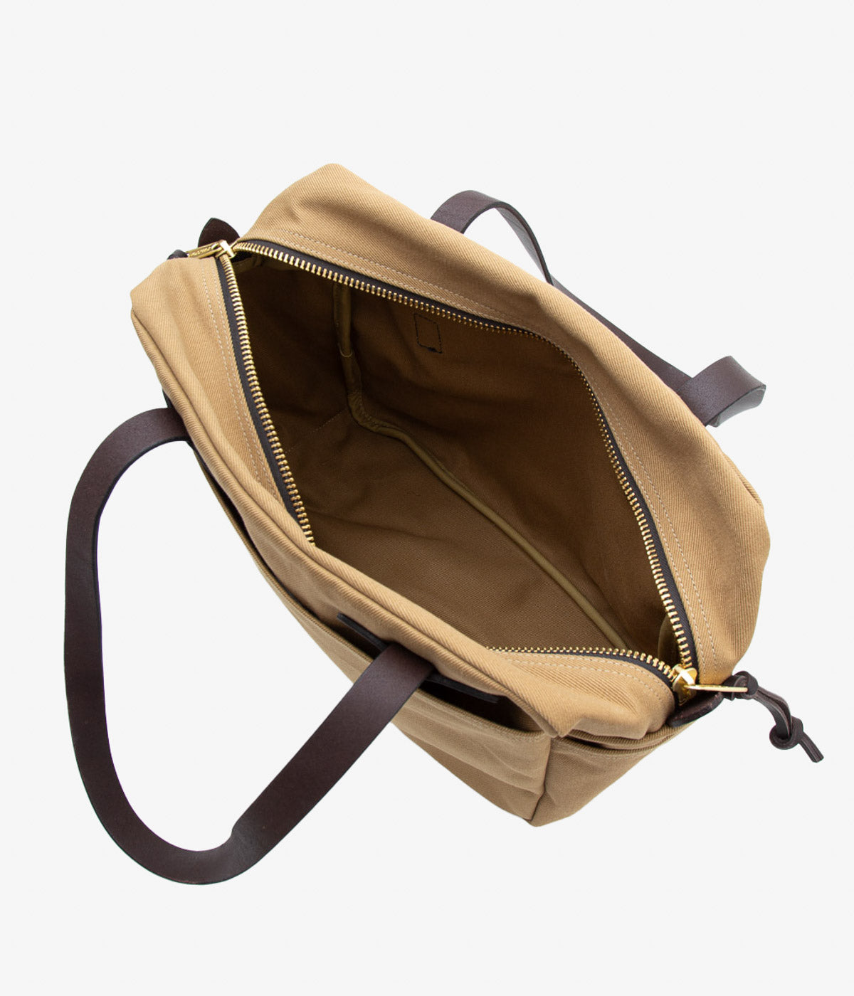 FILSON "TOTE BAG WITH ZIPPER"(BEIGE)