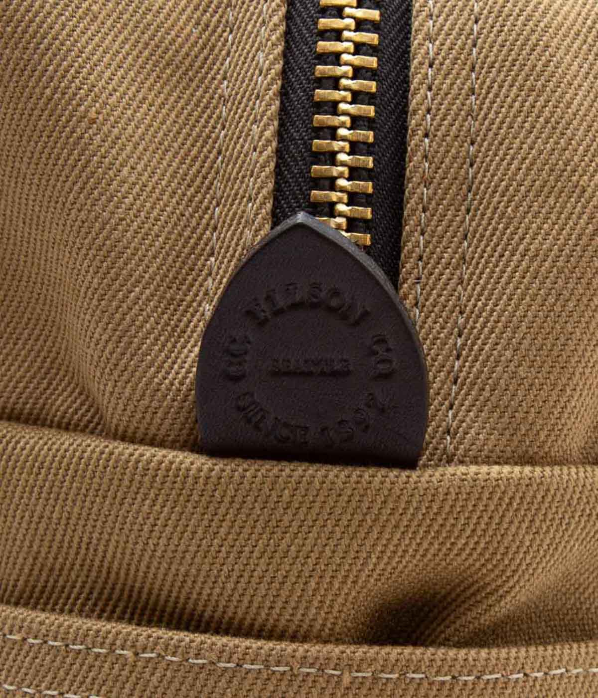 FILSON "TOTE BAG WITH ZIPPER"(BEIGE)