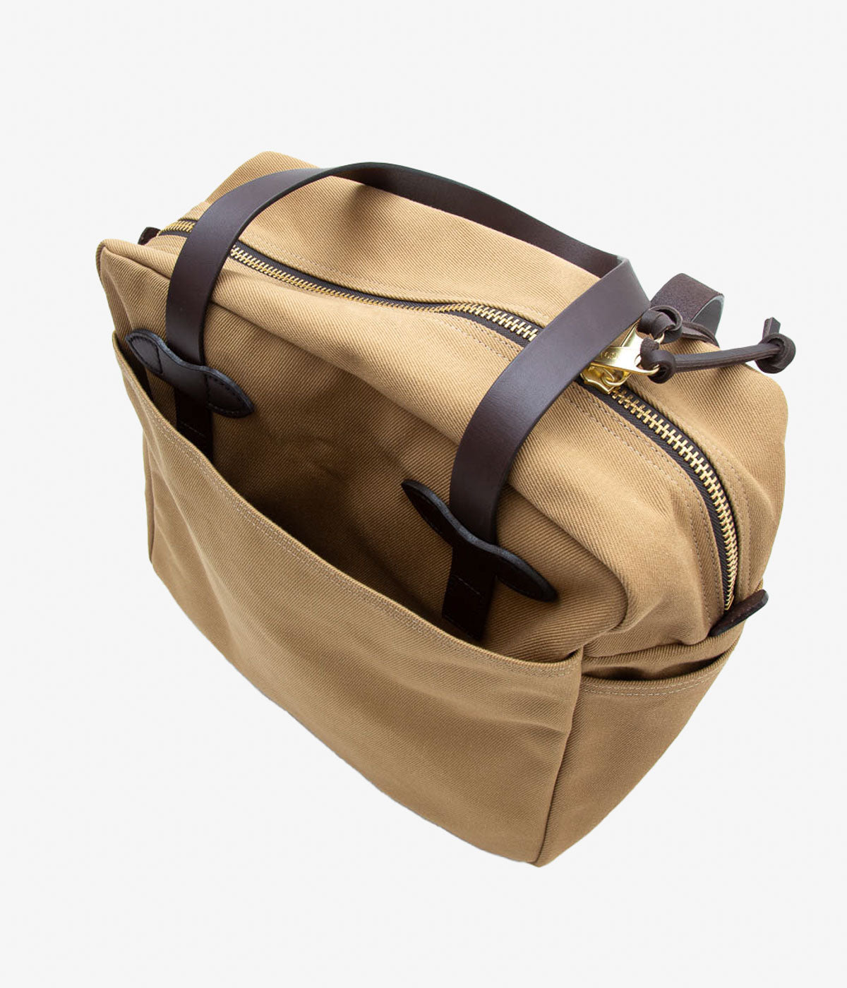 FILSON "TOTE BAG WITH ZIPPER"(BEIGE)