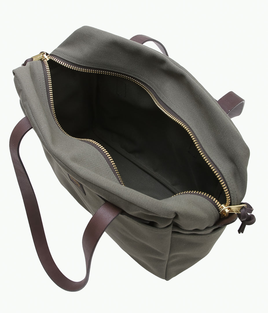 FILSON "TOTE BAG WITH ZIPPER"(OLIVE)
