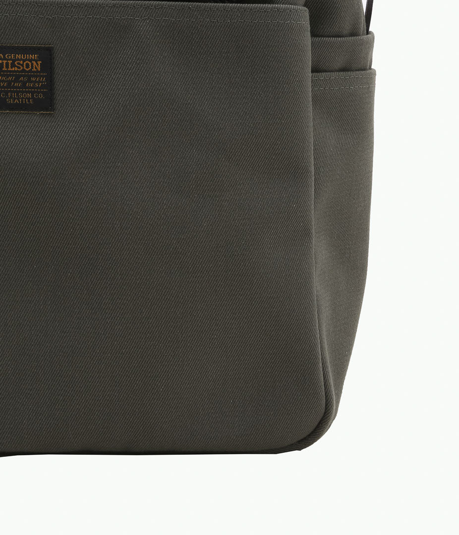 FILSON "TOTE BAG WITH ZIPPER"(OLIVE)