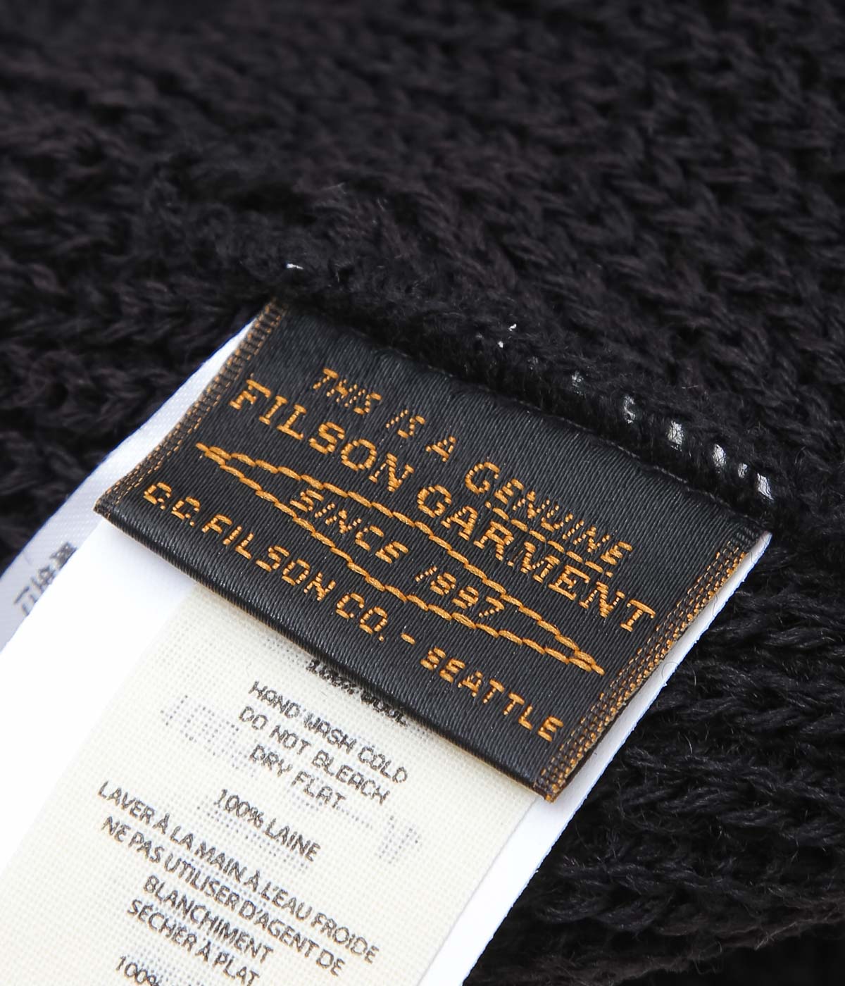 FILSON ''WATCH CAP'' (BLACK)