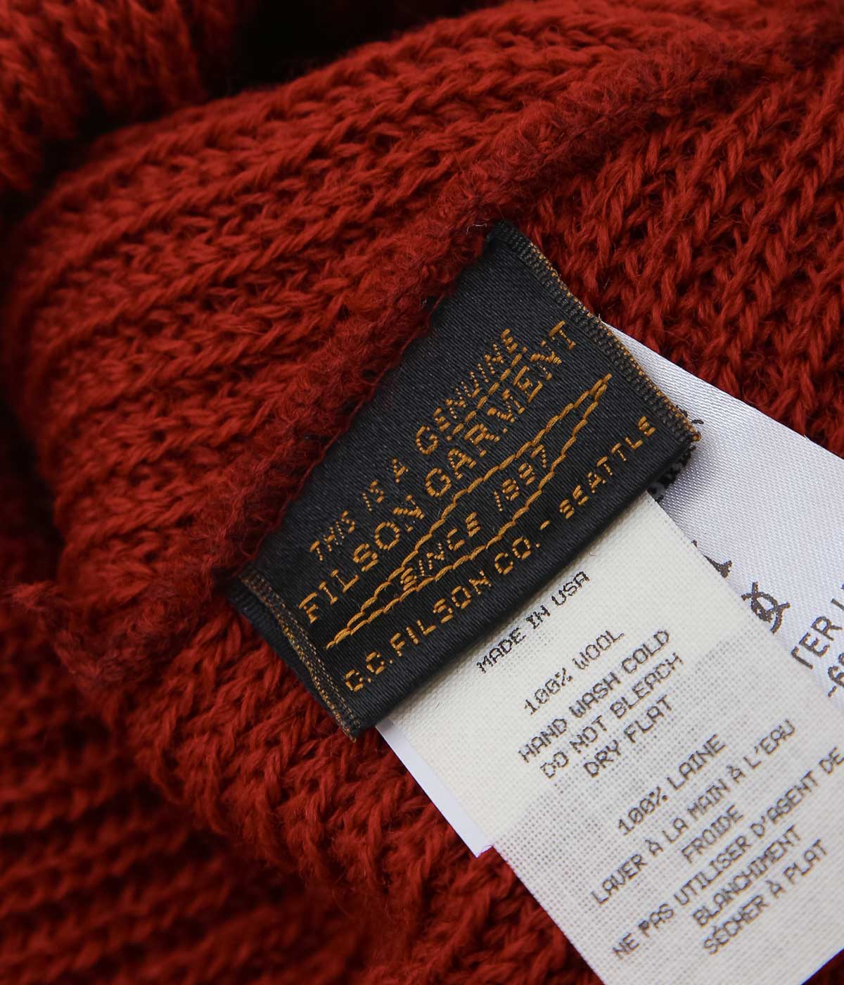 FILSON ''WATCH CAP'' (RED)