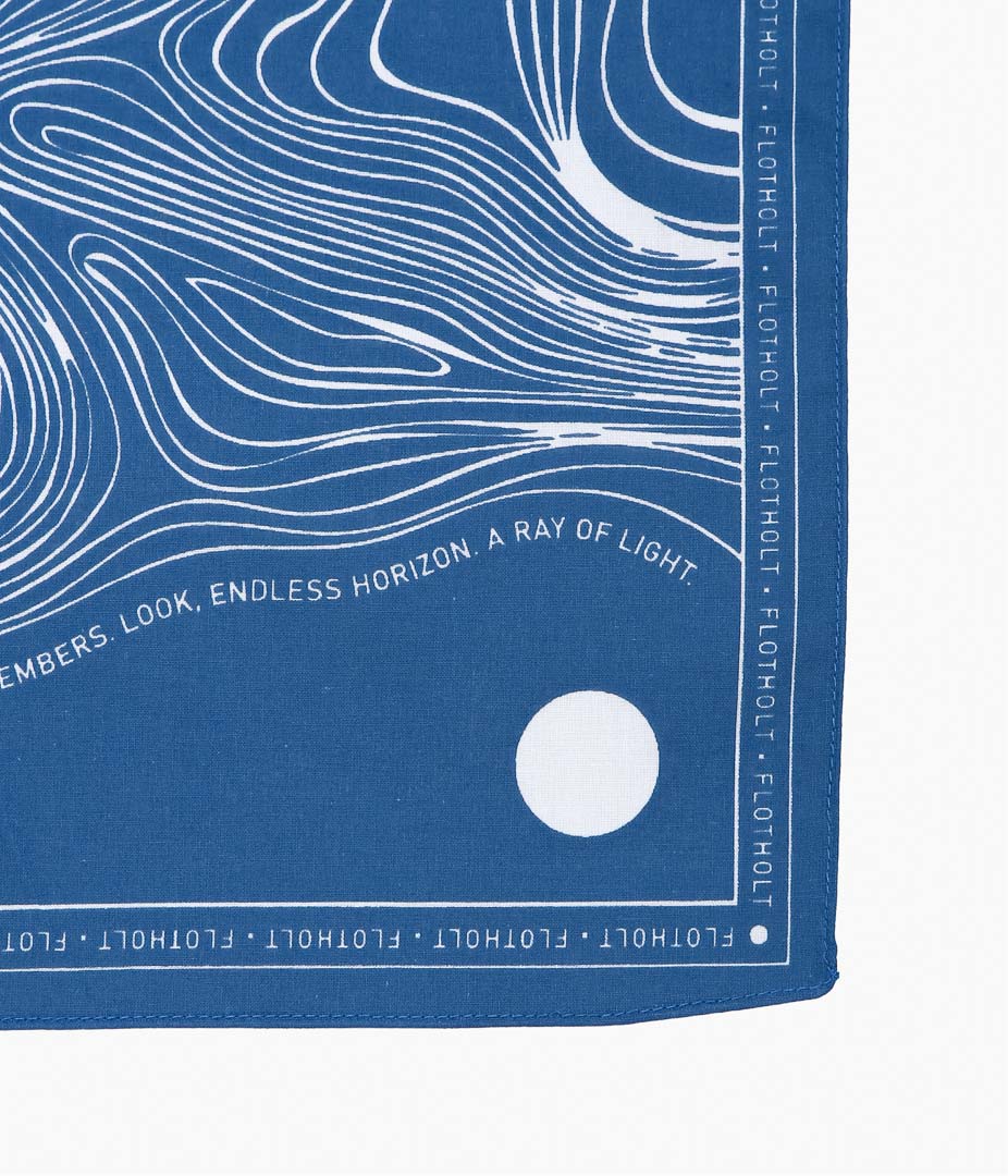 FISCHERSUND ''FLOTHOLT SCARF'' (BLUE)