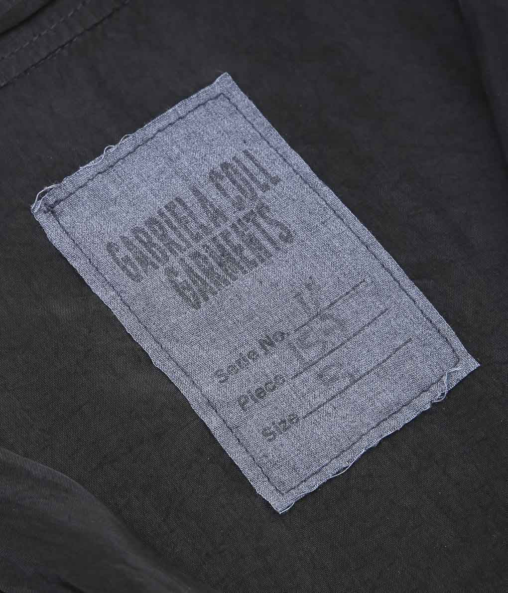 GABRIELA COLL GARMENTS ''NO.157 DOUBLE CUPRO POCKET SHIRT'' (BLACK)