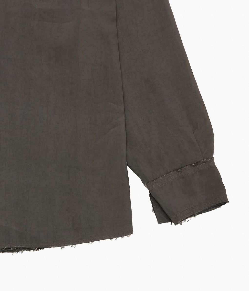 GABRIELA COLL GARMENTS ''NO.157 DOUBLE CUPRO POCKET SHIRT'' (BROWN)