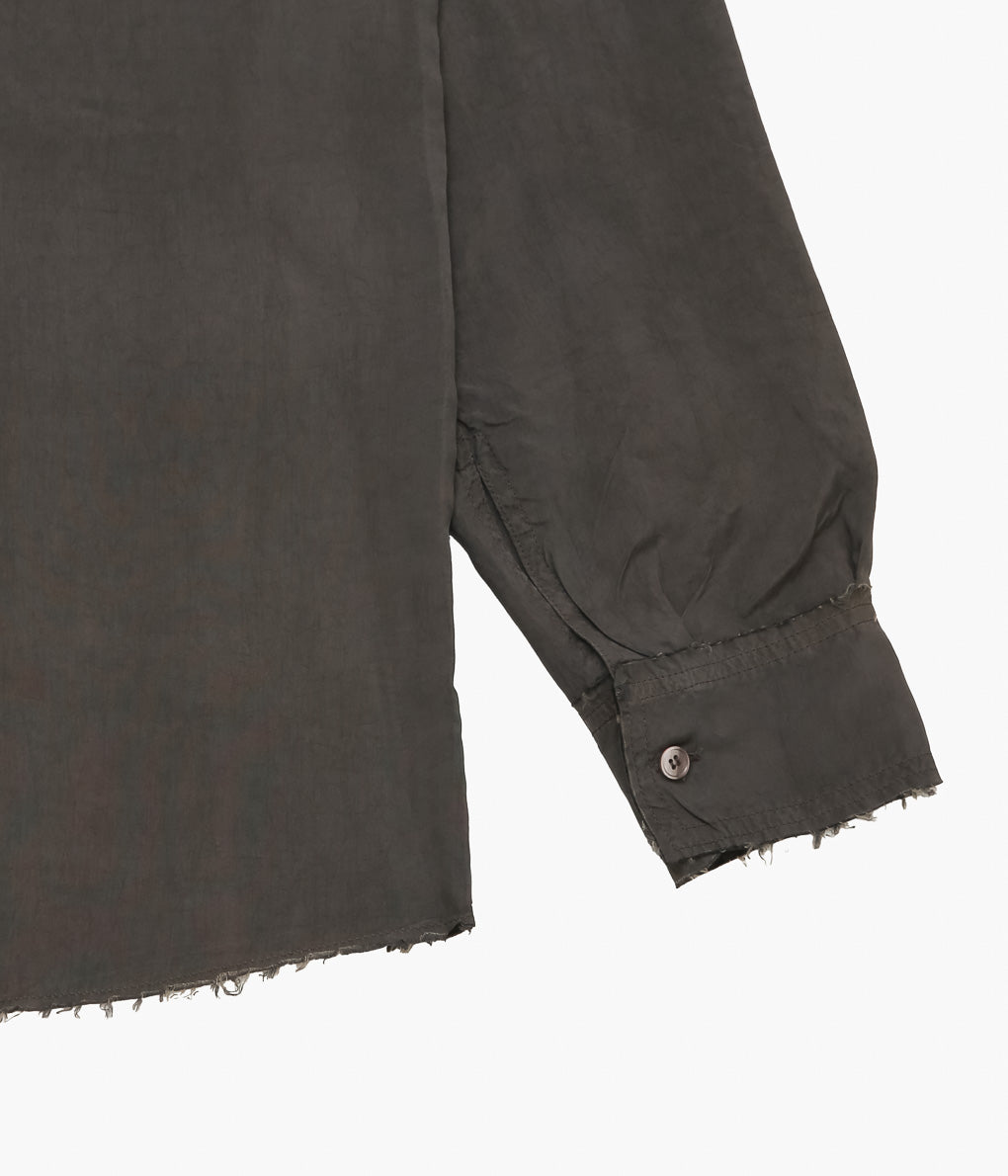 GABRIELA COLL GARMENTS ''NO.157 DOUBLE CUPRO POCKET SHIRT'' (BROWN)