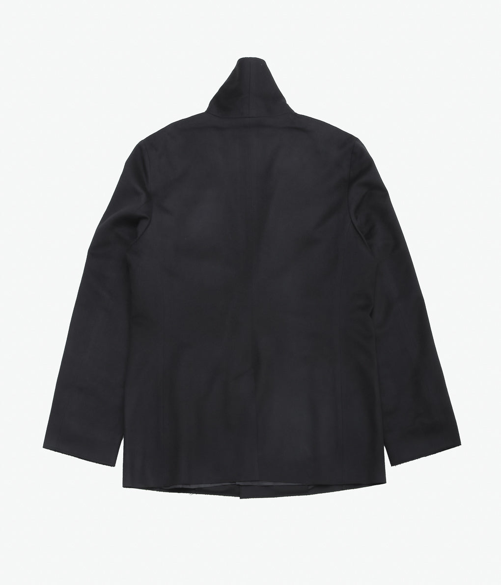 GABRIELA COLL GARMENTS ''NO.173 HEAVY WOOL TWO BUTTON JACKET ''(BLACK)