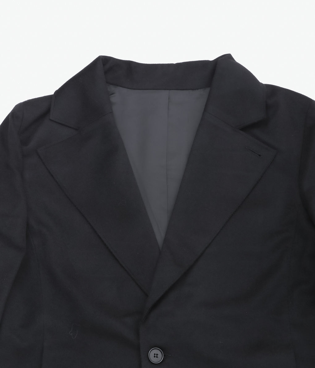GABRIELA COLL GARMENTS ''NO.173 HEAVY WOOL TWO BUTTON JACKET ''(BLACK)