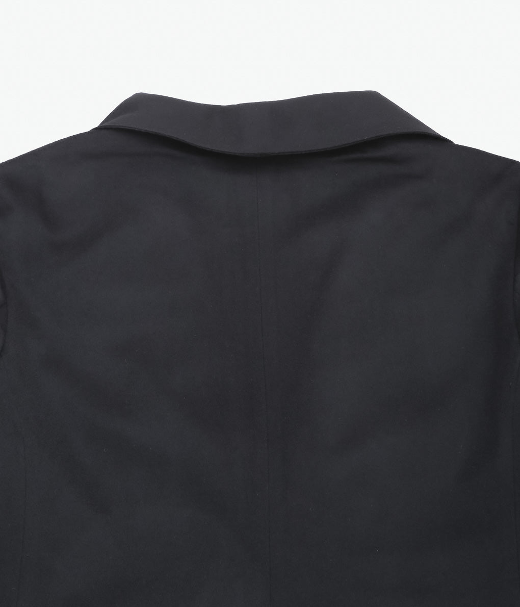 GABRIELA COLL GARMENTS ''NO.173 HEAVY WOOL TWO BUTTON JACKET ''(BLACK)