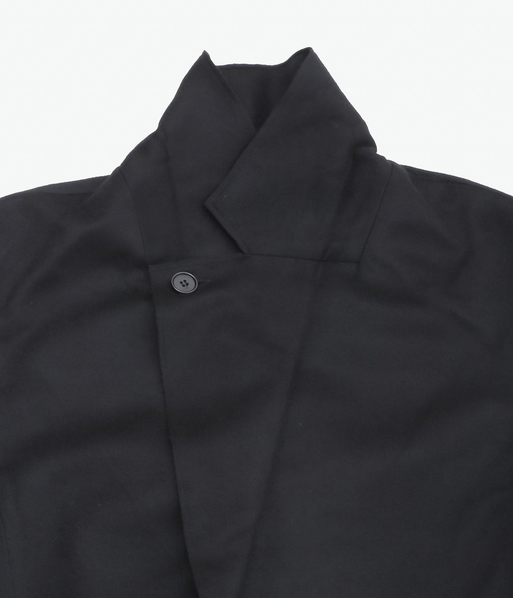 GABRIELA COLL GARMENTS ''NO.173 HEAVY WOOL TWO BUTTON JACKET ''(BLACK)