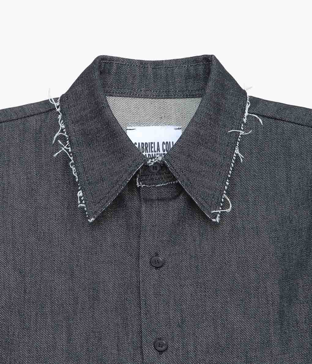 GABRIELA COLL GARMENTS ''NO.197 SHIRT'' (BLACK DENIM)