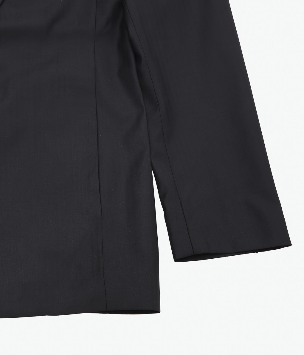 GABRIELA COLL GARMENTS ''NO.206 FINE WOOL JACKET''(BLACK HERRINGBONE)