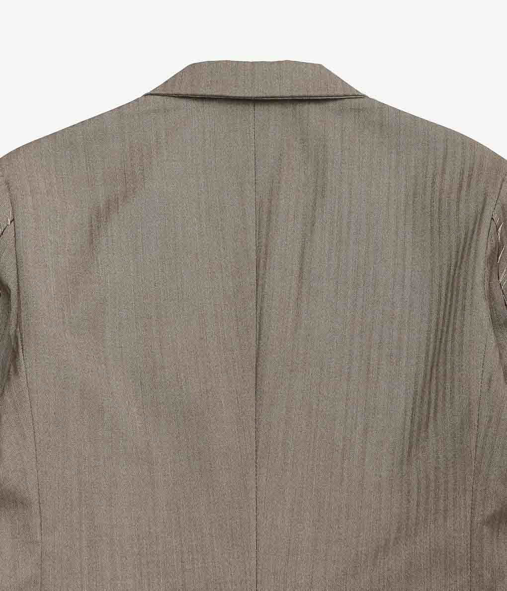 GABRIELA COLL GARMENTS ''NO.206 FINE WOOL JACKET''(BROWN HERRINGBONE)