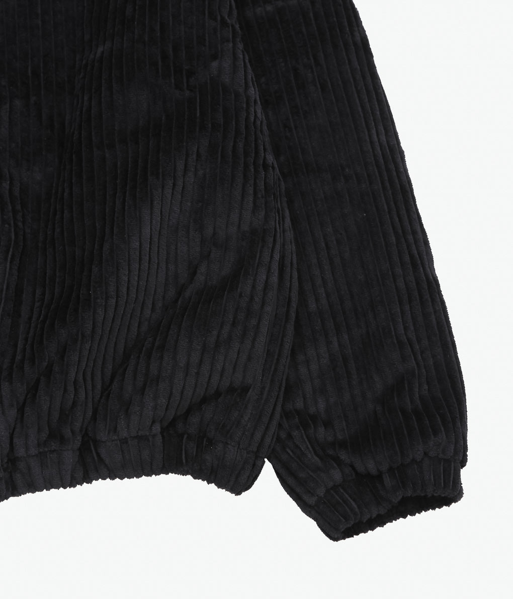 GABRIELA COLL GARMENTS ''NO.216 CORDUROY PUFFER ZIPPER JACKET ''(BLACK)
