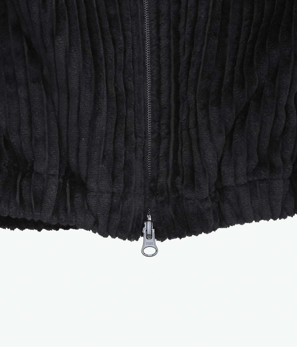 GABRIELA COLL GARMENTS ''NO.216 CORDUROY PUFFER ZIPPER JACKET ''(BLACK)