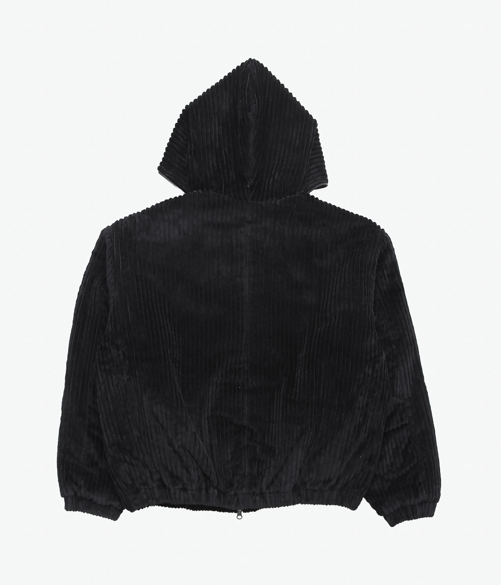 GABRIELA COLL GARMENTS ''NO.216 CORDUROY PUFFER ZIPPER JACKET ''(BLACK)