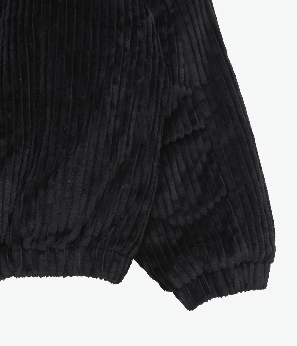 GABRIELA COLL GARMENTS ''NO.216 CORDUROY PUFFER ZIPPER JACKET ''(BLACK)