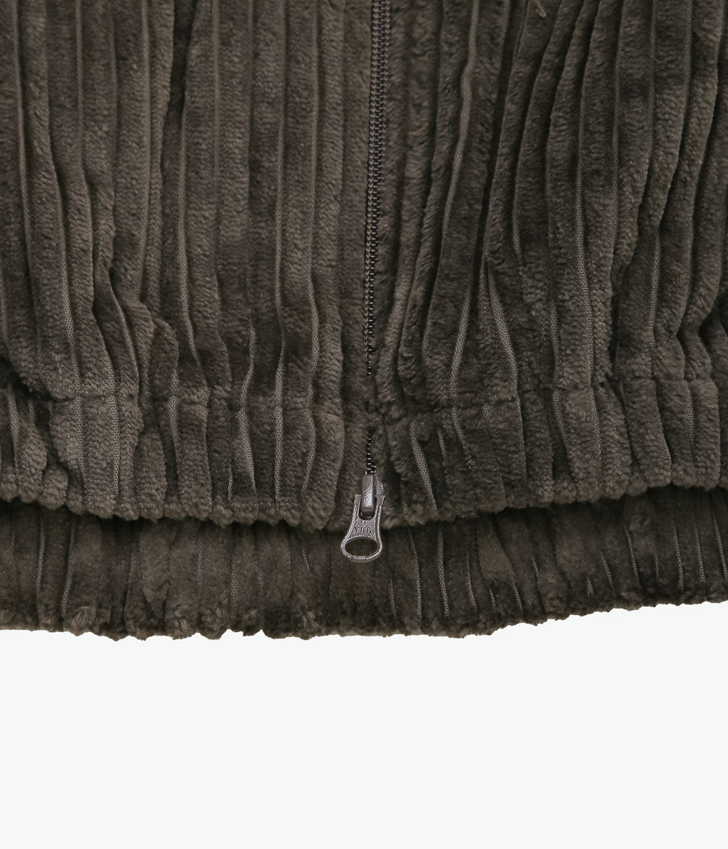 GABRIELA COLL GARMENTS ''NO.216 CORDUROY PUFFER ZIPPER JACKET ''(BROWN)
