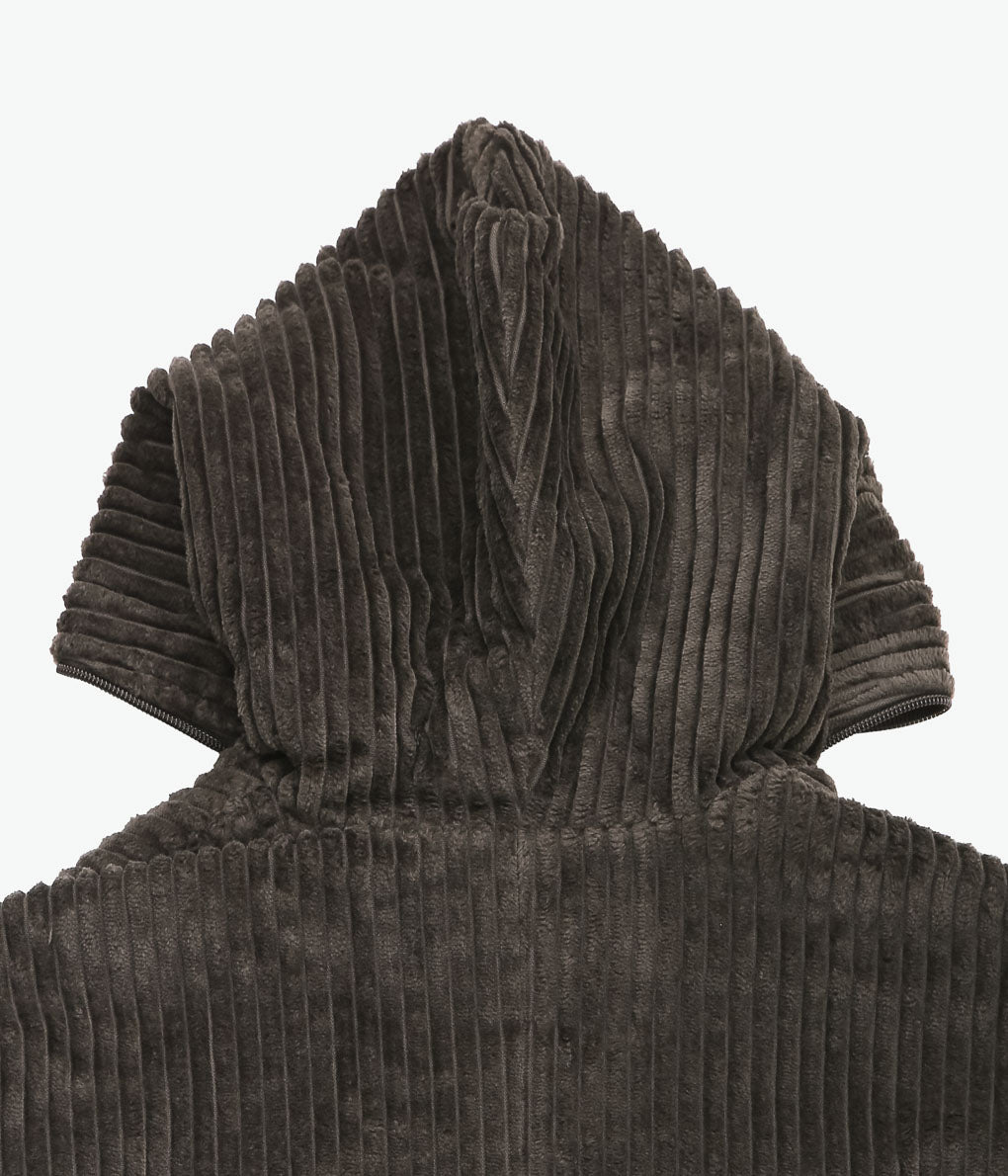 GABRIELA COLL GARMENTS ''NO.216 CORDUROY PUFFER ZIPPER JACKET ''(BROWN)