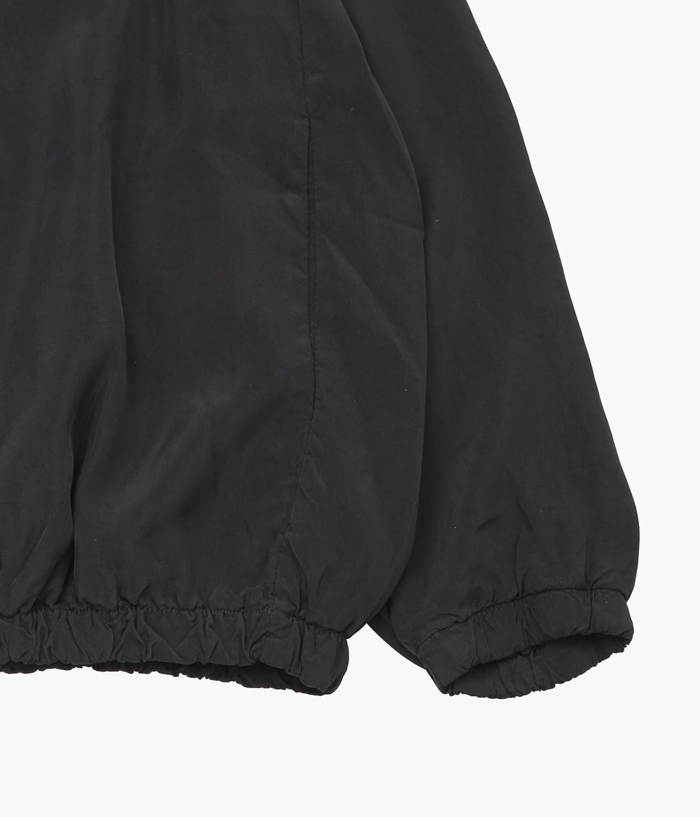 GABRIELA COLL GARMENTS ''NO.216 CUPRO DOUBLE HOODED ZIPPER JACKET'' (BLACK)