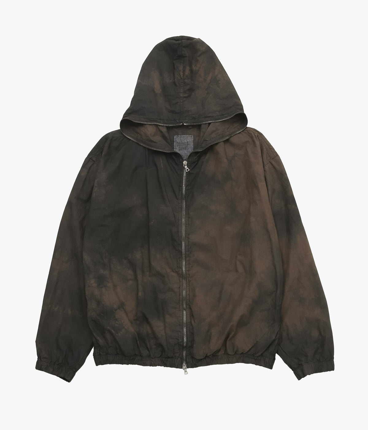 GABRIELA COLL GARMENTS ''NO.216 POPLIN HOODED ZIPPER JACKET